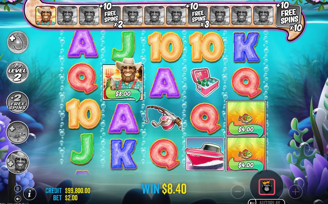 Free Spins round at a higher multiplier level