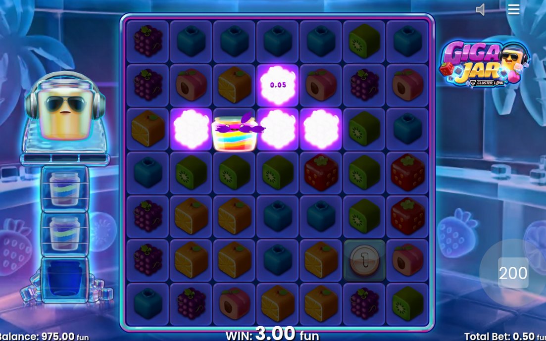 Snowball giant symbols dissolving into 1x1 copies
