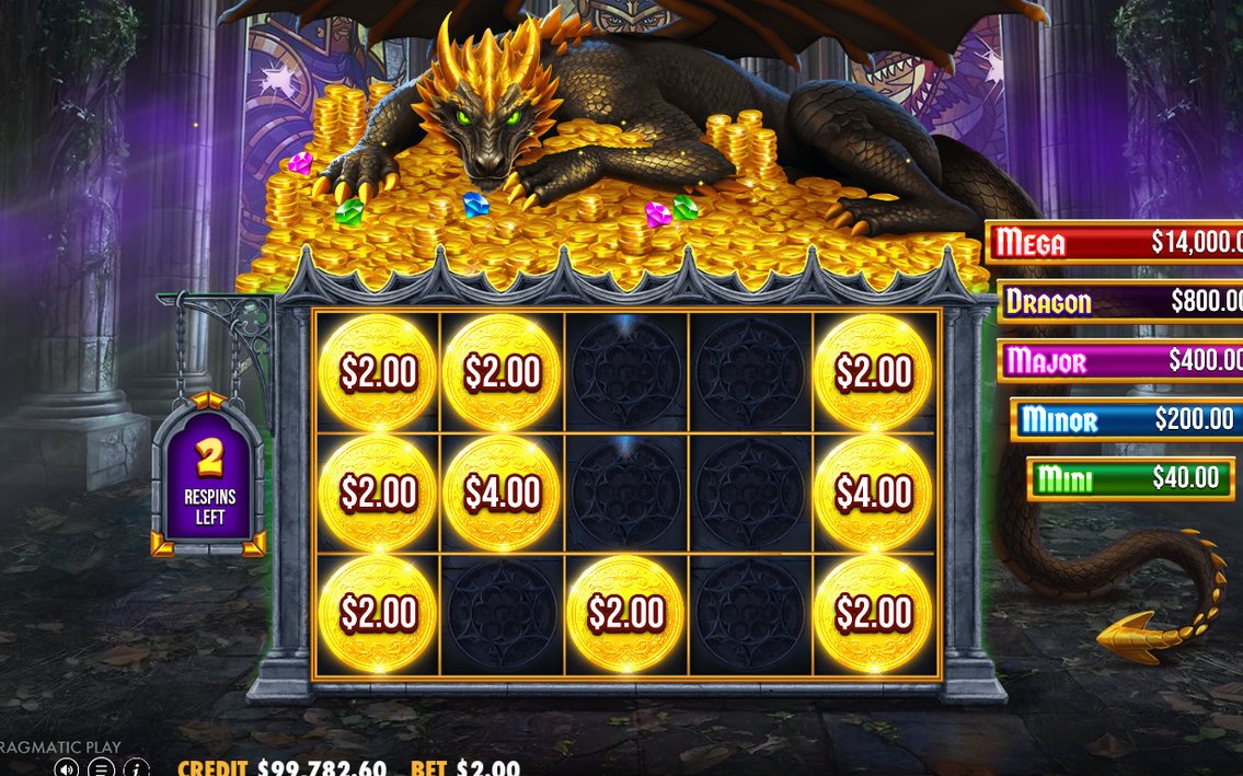 Respin Bonus grid with MONEY symbols held on the reels
